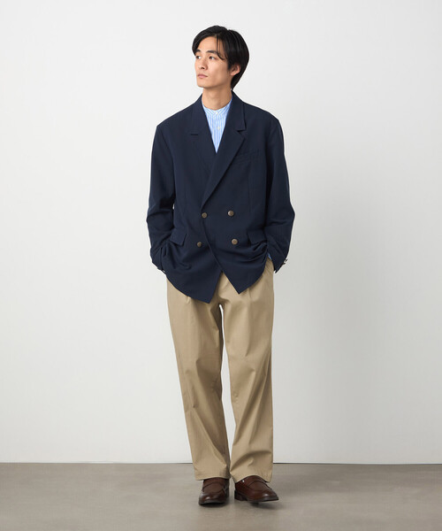 COMME CA ISM(コムサイズム)の「【スマートベーシックパンツ】ハイテンションツイル ワイドテーパードパンツ(その他パンツ・メンズ・ホワイト/ベージュ/ネイビー/ブラック・LARGE/MEDIUM/SMALL)」の19枚目の写真