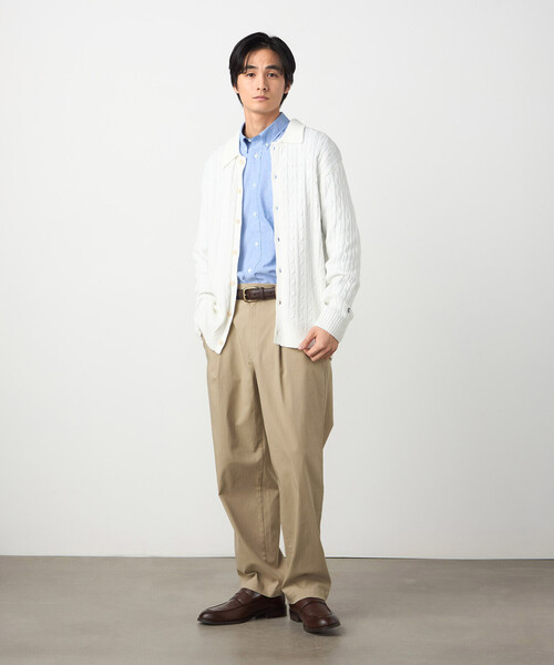 COMME CA ISM(コムサイズム)の「【スマートベーシックパンツ】ハイテンションツイル ワイドテーパードパンツ(その他パンツ・メンズ・ホワイト/ベージュ/ネイビー/ブラック・LARGE/MEDIUM/SMALL)」の21枚目の写真