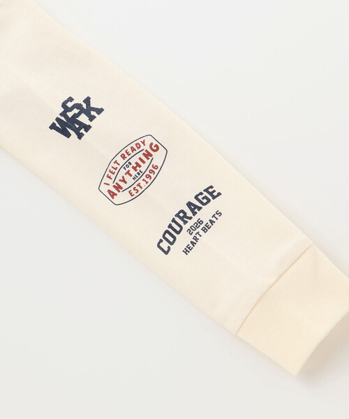 WASK(ワスク)の「アシンメトリー重ね着風BIGミニ裏毛&ロングTシャツセット(Tシャツ/カットソー・キッズ・グレー/ブルー・150cm/160cm)」の5枚目の写真