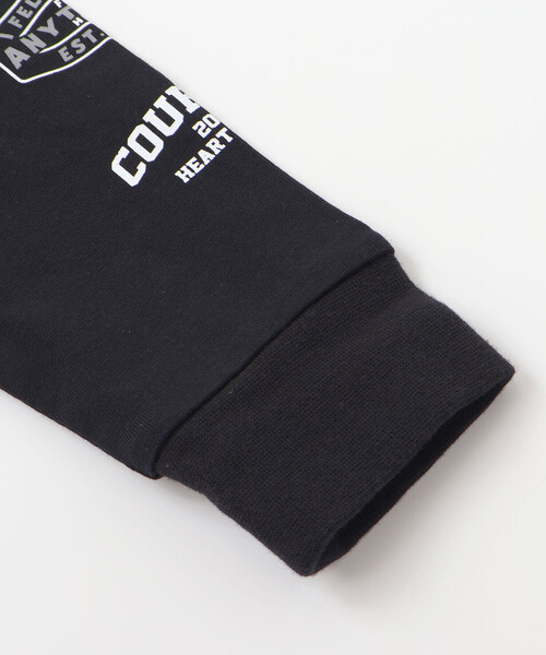 WASK(ワスク)の「アシンメトリー重ね着風BIGミニ裏毛&ロングTシャツセット(Tシャツ/カットソー・キッズ・グレー/ブルー・150cm/160cm)」の11枚目の写真