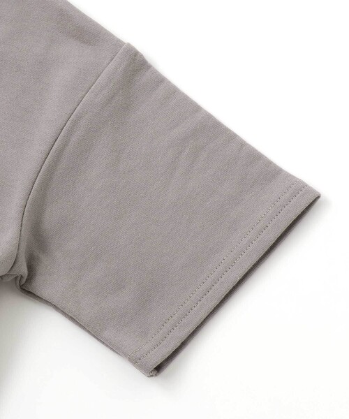 WASK(ワスク)の「アシンメトリー重ね着風BIGミニ裏毛&ロングTシャツセット(Tシャツ/カットソー・キッズ・グレー/ブルー・150cm/160cm)」の17枚目の写真