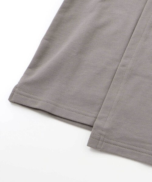 WASK(ワスク)の「アシンメトリー重ね着風BIGミニ裏毛&ロングTシャツセット(Tシャツ/カットソー・キッズ・グレー/ブルー・150cm/160cm)」の18枚目の写真