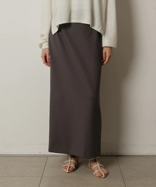 CADUNE(カデュネ)の「ダブルクロスタイトスカート(スカート・レディース・グレー/ブラック/ネイビー・34/36/38)」の3枚目の写真