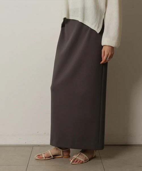 CADUNE(カデュネ)の「ダブルクロスタイトスカート(スカート・レディース・グレー/ブラック/ネイビー・34/36/38)」の13枚目の写真