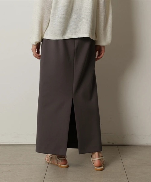 CADUNE(カデュネ)の「ダブルクロスタイトスカート(スカート・レディース・グレー/ブラック/ネイビー・34/36/38)」の14枚目の写真