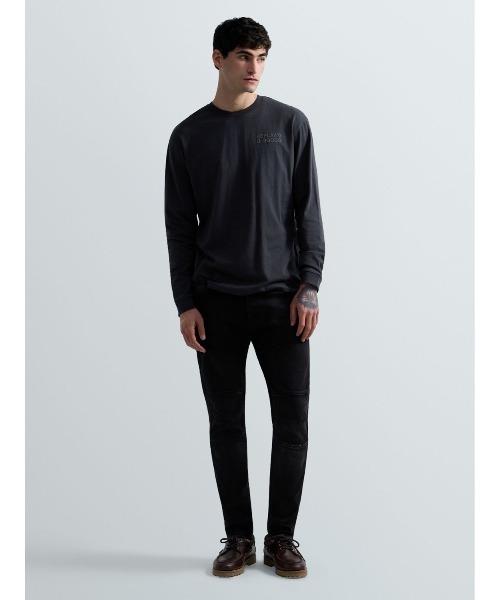 REPLAY（リプレイ）の「オープンエンドジャージーロングTシャツ（Tシャツ/カットソー・メンズ・ダークグレー・SMALL/MEDIUM/X-LARGE/LARGE）」の5枚目の写真