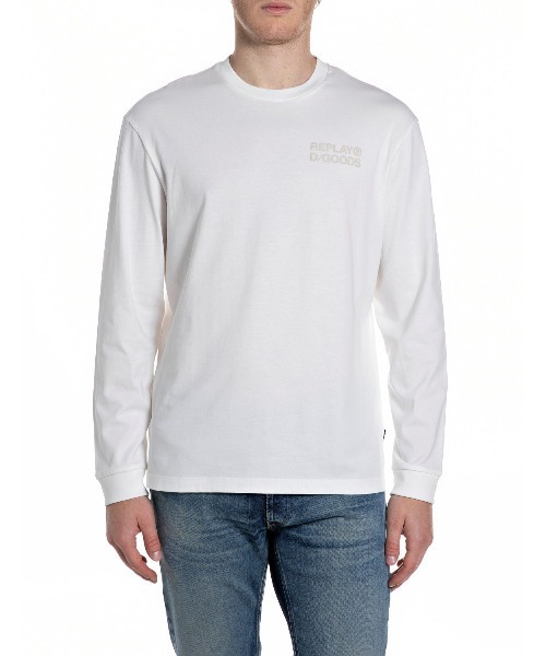 REPLAY（リプレイ）の「オープンエンドジャージーロングTシャツ（Tシャツ/カットソー・メンズ・ダークグレー・SMALL/MEDIUM/X-LARGE/LARGE）」の6枚目の写真