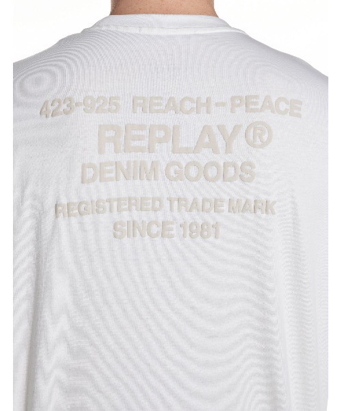 REPLAY（リプレイ）の「オープンエンドジャージーロングTシャツ（Tシャツ/カットソー・メンズ・ダークグレー・SMALL/MEDIUM/X-LARGE/LARGE）」の7枚目の写真