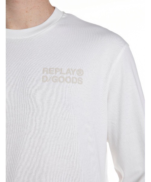 REPLAY（リプレイ）の「オープンエンドジャージーロングTシャツ（Tシャツ/カットソー・メンズ・ダークグレー・SMALL/MEDIUM/X-LARGE/LARGE）」の8枚目の写真