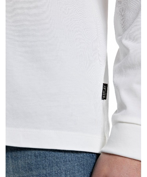 REPLAY（リプレイ）の「オープンエンドジャージーロングTシャツ（Tシャツ/カットソー・メンズ・ダークグレー・SMALL/MEDIUM/X-LARGE/LARGE）」の9枚目の写真