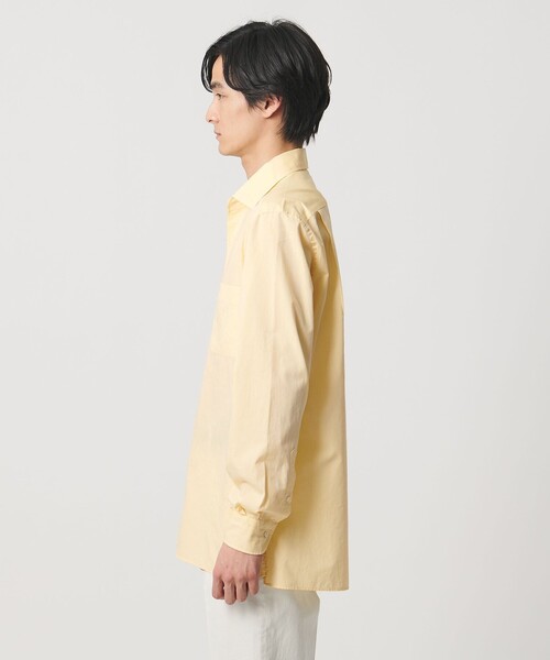 UNITED ARROWS(ユナイテッドアローズ)の「ブロード ワンピースカラー シャツ(シャツ/ブラウス・メンズ・イエロー/ホワイト・XL/S/M/L)」の9枚目の写真