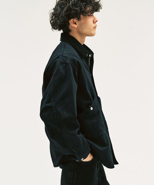 417 EDIFICE（フォーワンセブンエディフィス）の「コットンツイル ハンティング　ジャケット（その他アウター・メンズ・ベージュ/ブラック・LARGE/MEDIUM）」の11枚目の写真