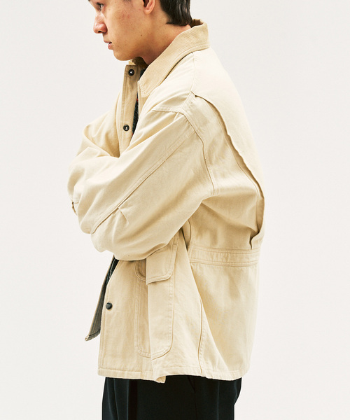 417 EDIFICE（フォーワンセブンエディフィス）の「コットンツイル ハンティング　ジャケット（その他アウター・メンズ・ベージュ/ブラック・LARGE/MEDIUM）」の17枚目の写真