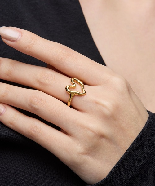 norme(ノーム)の「【SILVER925】ノーム オープン ハート リング / norme open heart ring(リング・レディース・ゴールド・L/M/S)」の14枚目の写真