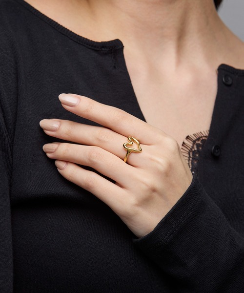 norme(ノーム)の「【SILVER925】ノーム オープン ハート リング / norme open heart ring(リング・レディース・ゴールド・L/M/S)」の15枚目の写真