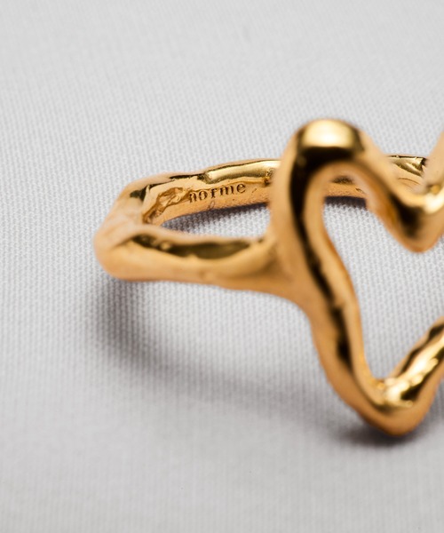 norme(ノーム)の「【SILVER925】ノーム オープン ハート リング / norme open heart ring(リング・レディース・ゴールド・L/M/S)」の9枚目の写真