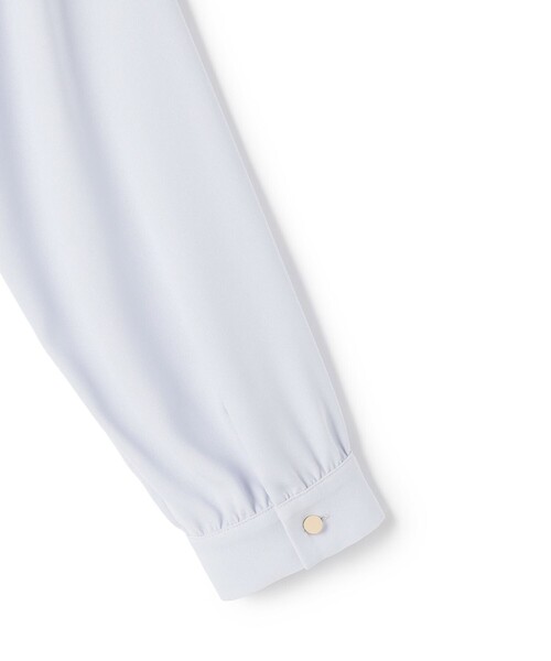 23区（ニジュウサンク）の「バックサテンアムンゼン フロントタックブラウス（シャツ/ブラウス・レディース・ホワイト系/ベージュ系/スカイブルー系・38/40）」の15枚目の写真