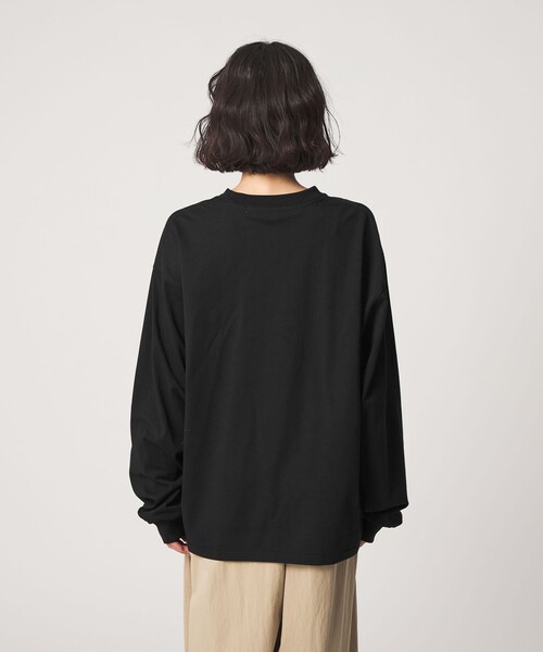 CITEN（シテン）の「＜CITEN＞ビッグロゴグラフィックロンT（Tシャツ/カットソー・レディース・ホワイト/ブラック・S/M）」の15枚目の写真