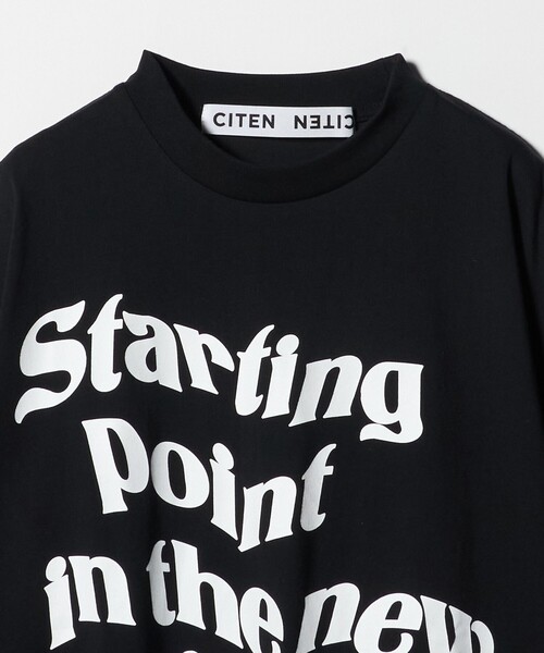 CITEN（シテン）の「＜CITEN＞ビッグロゴグラフィックロンT（Tシャツ/カットソー・レディース・ホワイト/ブラック・S/M）」の13枚目の写真