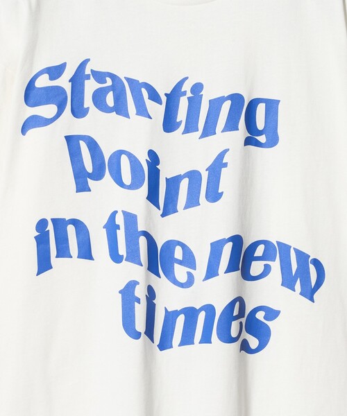 CITEN（シテン）の「＜CITEN＞ビッグロゴグラフィックロンT（Tシャツ/カットソー・レディース・ホワイト/ブラック・S/M）」の6枚目の写真