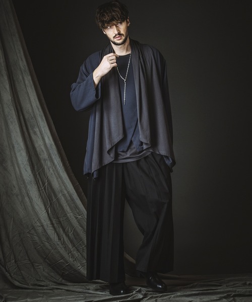 NO ID.(ノーアイディ)の「【NO ID.】Back Slit Multi Way Drape Gown / バック スリット マルチ WAY ドレープ ガウン(カーディガン/ボレロ・メンズ・ブラック/グレー/その他23・ONE SIZE)」の18枚目の写真