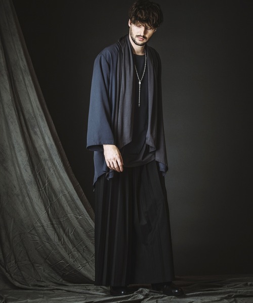 NO ID.(ノーアイディ)の「【NO ID.】Back Slit Multi Way Drape Gown / バック スリット マルチ WAY ドレープ ガウン(カーディガン/ボレロ・メンズ・ブラック/グレー/その他23・ONE SIZE)」の19枚目の写真