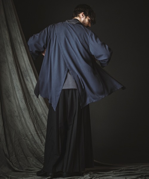 NO ID.(ノーアイディ)の「【NO ID.】Back Slit Multi Way Drape Gown / バック スリット マルチ WAY ドレープ ガウン(カーディガン/ボレロ・メンズ・ブラック/グレー/その他23・ONE SIZE)」の21枚目の写真