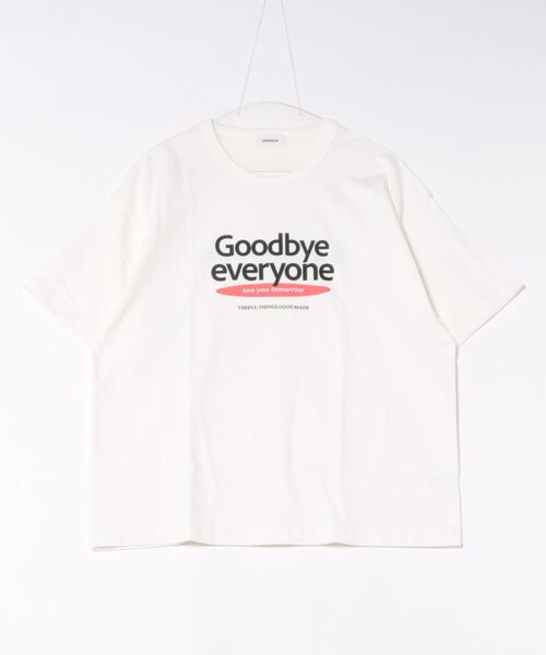 GENERATOR(ジェネレーター)の「GENERATOR/ジェネレーター Goodbye Tシャツ(Tシャツ/カットソー・レディース・ピンク/ホワイト/ブラック・F)」の1枚目の写真