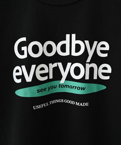 GENERATOR(ジェネレーター)の「GENERATOR/ジェネレーター Goodbye Tシャツ(Tシャツ/カットソー・レディース・ピンク/ホワイト/ブラック・F)」の7枚目の写真