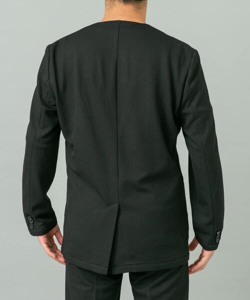 URBAN RESEARCH ROSSO MEN（アーバンリサーチロッソメン）の「『セットアップ対応』『速乾』シリウスノーカラージャケット（ノーカラージャケット・メンズ・ネイビー/ブラック・X-LARGE/LARGE/MEDIUM）」の10枚目の写真