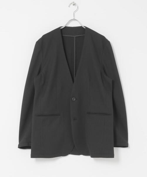 URBAN RESEARCH ROSSO MEN（アーバンリサーチロッソメン）の「『セットアップ対応』『速乾』シリウスノーカラージャケット（ノーカラージャケット・メンズ・ネイビー/ブラック・X-LARGE/LARGE/MEDIUM）」の11枚目の写真