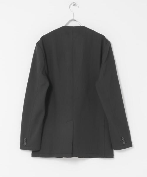 URBAN RESEARCH ROSSO MEN（アーバンリサーチロッソメン）の「『セットアップ対応』『速乾』シリウスノーカラージャケット（ノーカラージャケット・メンズ・ネイビー/ブラック・X-LARGE/LARGE/MEDIUM）」の14枚目の写真