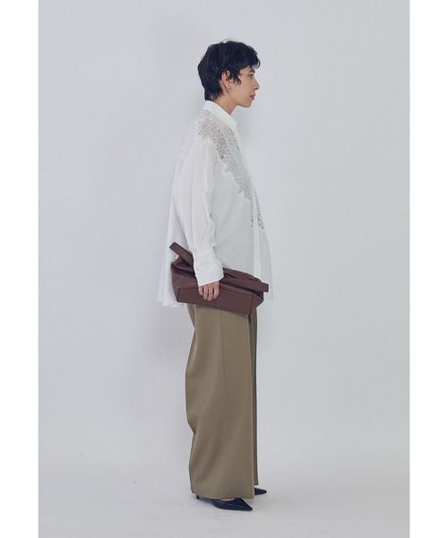 1er Arrondissement(プルミエアロンディスモン)の「ケミカルレースシャツ(シャツ/ブラウス・レディース・ホワイト系その他3・38/36)」の6枚目の写真
