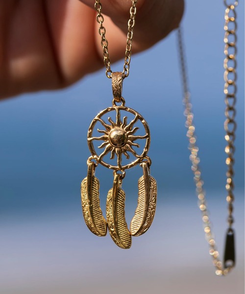 dream catcher necklace/【ハワイアンジュエリー】【サージカルステンレス】【金属アレルギー対応】【IRIEBEACH / アイリービーチ】つけっぱなしOK