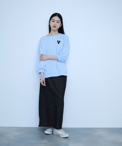 VICKY(ビッキー)の「10OZデニムIラインスカート≪洗濯機で洗える≫(スカート・レディース・ブルー/ブラック/ネイビー・M)」の20枚目の写真