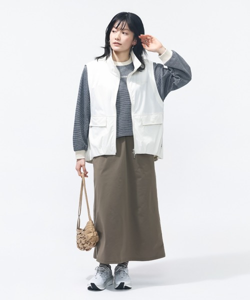 NEW BALANCE（ニューバランス）の「【別注】ニューバランス New Balance ジャージースカート 限定コラボ（スカート・レディース・ブラウン/ネイビー・S/M/L）」の6枚目の写真