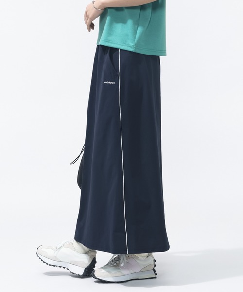 NEW BALANCE（ニューバランス）の「【別注】ニューバランス New Balance ジャージースカート 限定コラボ（スカート・レディース・ブラウン/ネイビー・S/M/L）」の9枚目の写真