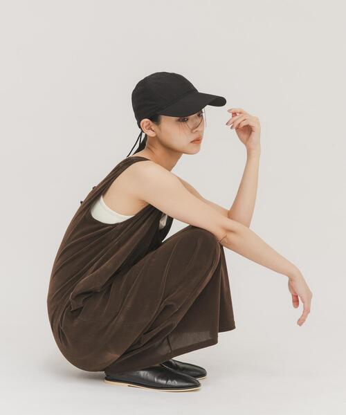 KBF(ケイビーエフ)の「2WAYベロアワンピース(ワンピース・レディース・ブラック/ダークブラウン・ONE)」の1枚目の写真