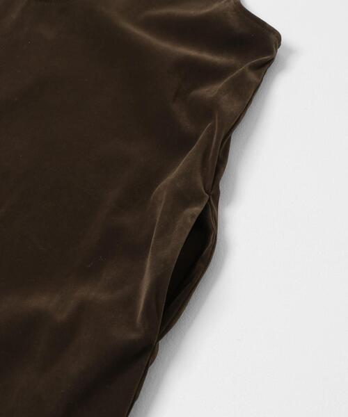 KBF(ケイビーエフ)の「2WAYベロアワンピース(ワンピース・レディース・ブラック/ダークブラウン・ONE)」の11枚目の写真