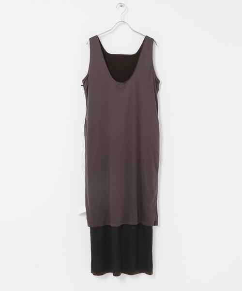 KBF(ケイビーエフ)の「2WAYベロアワンピース(ワンピース・レディース・ブラック/ダークブラウン・ONE)」の13枚目の写真