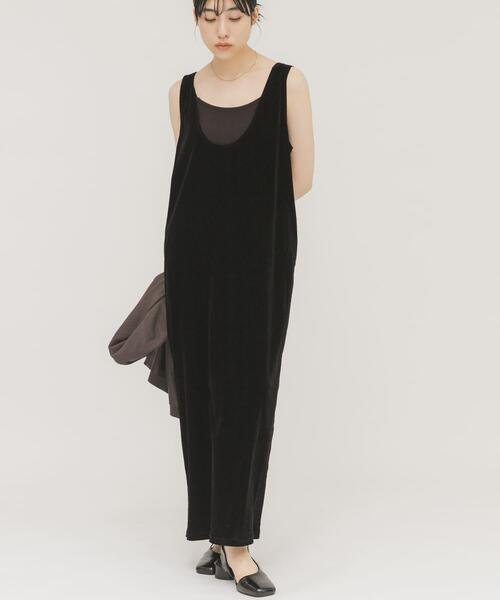 KBF(ケイビーエフ)の「2WAYベロアワンピース(ワンピース・レディース・ブラック/ダークブラウン・ONE)」の19枚目の写真