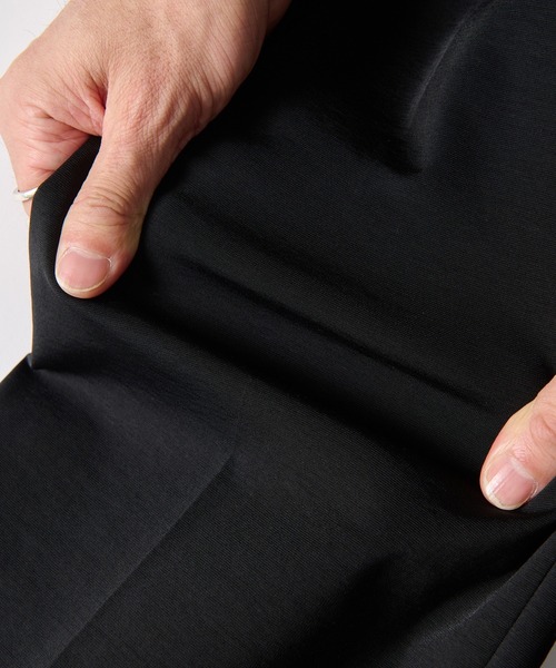 ESTNATION（エストネーション）の「ESTNATION / 1プリーツ トラウザー＜TECLOR＞（スラックス・メンズ・ブラック・MEDIUM/X-LARGE/LARGE）」の5枚目の写真
