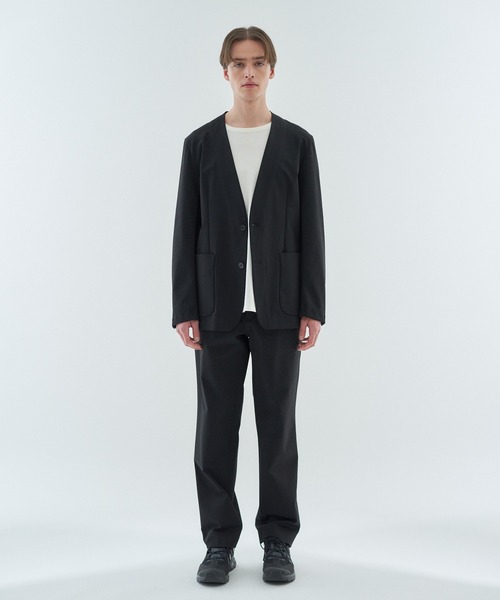 ESTNATION（エストネーション）の「ESTNATION / 1プリーツ トラウザー＜TECLOR＞（スラックス・メンズ・ブラック・MEDIUM/X-LARGE/LARGE）」の17枚目の写真
