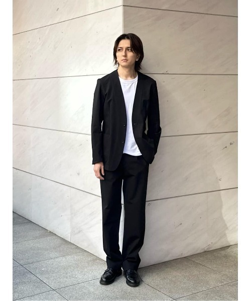 ESTNATION（エストネーション）の「ESTNATION / 1プリーツ トラウザー＜TECLOR＞（スラックス・メンズ・ブラック・MEDIUM/X-LARGE/LARGE）」の19枚目の写真