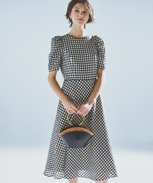 STRAWBERRY-FIELDS（ストロベリーフィールズ）の「シアサッカーギンガム_ギンガムチェックワンピース（ワンピース）」