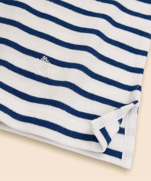BROOKS BROTHERS（ブルックスブラザーズ）の「コットン　GFロゴ　マリナーストライプ　ロングスリーブTシャツ（Tシャツ/カットソー・メンズ・ネイビー/レッド/ホワイト・LARGE/MEDIUM/SMALL/X-LARGE）」の7枚目の写真