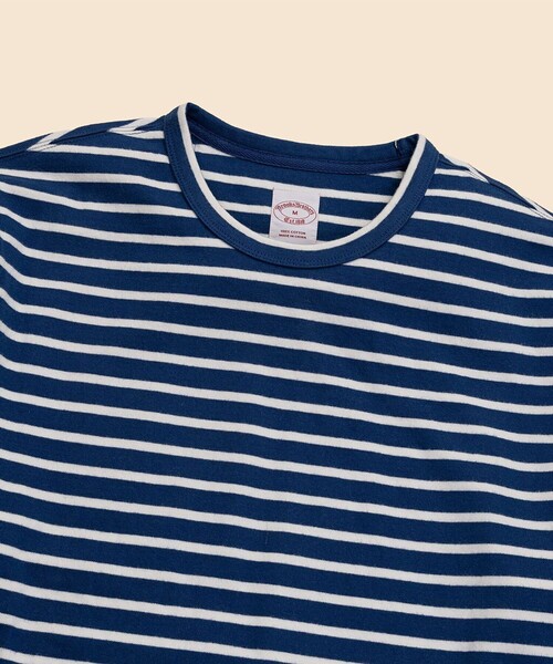 BROOKS BROTHERS（ブルックスブラザーズ）の「コットン　GFロゴ　マリナーストライプ　ロングスリーブTシャツ（Tシャツ/カットソー・メンズ・ネイビー/レッド/ホワイト・LARGE/MEDIUM/SMALL/X-LARGE）」の11枚目の写真