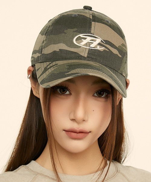 Ressaca(レサーカ)の「カモフラージュ柄ベースボールキャップ(キャップ・レディース・カーキ/グレー・FREE)」の3枚目の写真