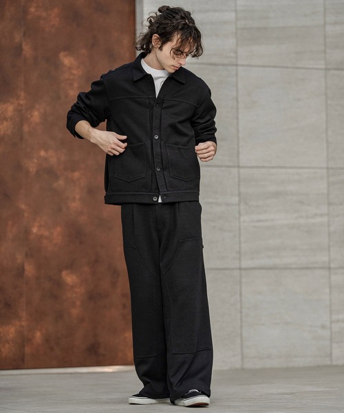 CAMBIO(カンビオ)の「mj11385- 2ポケットカットGジャン(その他アウター・メンズ・グレー/オリーブ/ブラック・M/L/XL)」の9枚目の写真