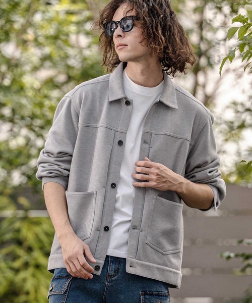 CAMBIO(カンビオ)の「mj11385- 2ポケットカットGジャン(その他アウター・メンズ・グレー/オリーブ/ブラック・M/L/XL)」の11枚目の写真